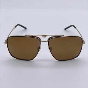 BRAND NEW DOLCE&GABBANA DG2264 02/73 Gold/Brown Men Sunglasses